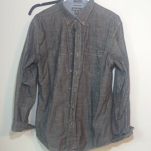 Eddie Bauer Gray Classic Fit Shirt